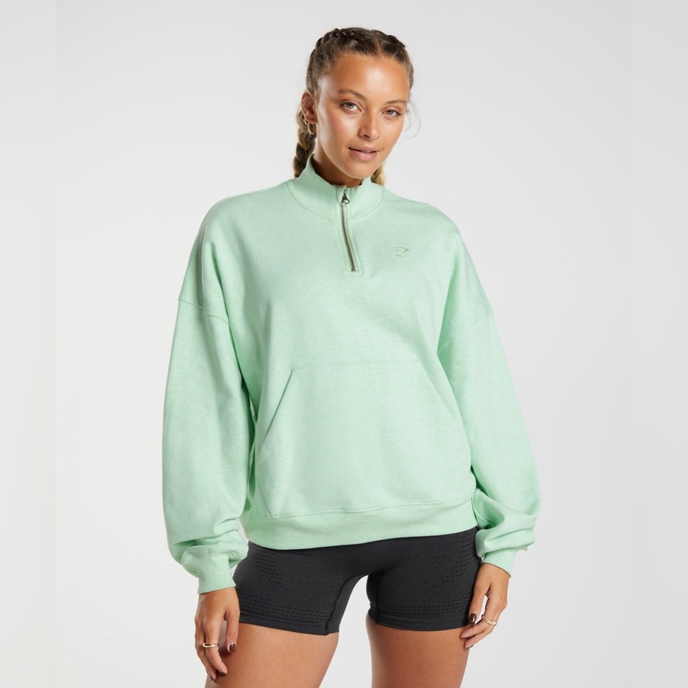 Gymshark Rest Day Sweats 1/2 Zip Pullover